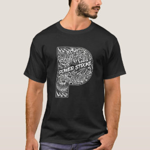 T-shirt Power Stroke Roll Coal Turbo Diesels Puissances Di