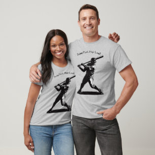T-shirt Power Swing - Conception de base-ball de style com