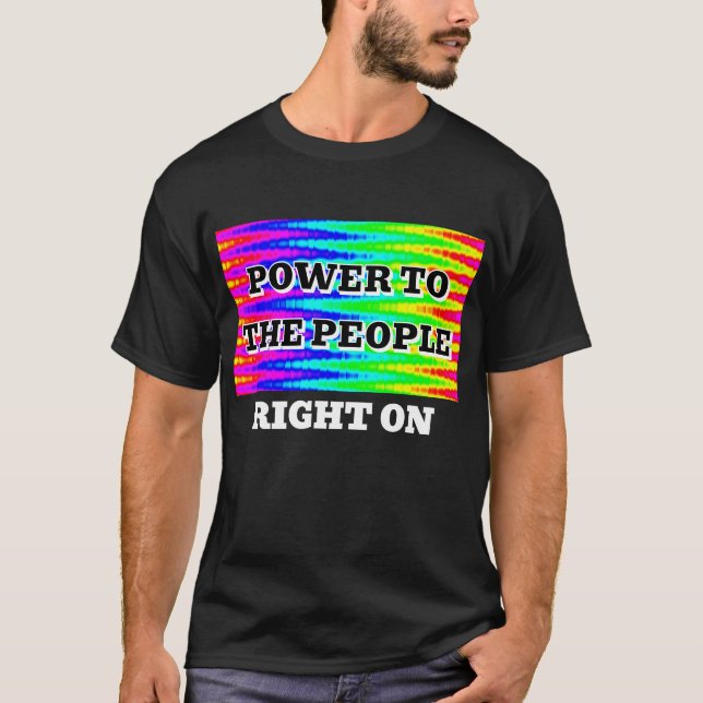 T-SHIRT POWER TO THE PEOPLE (Devant)