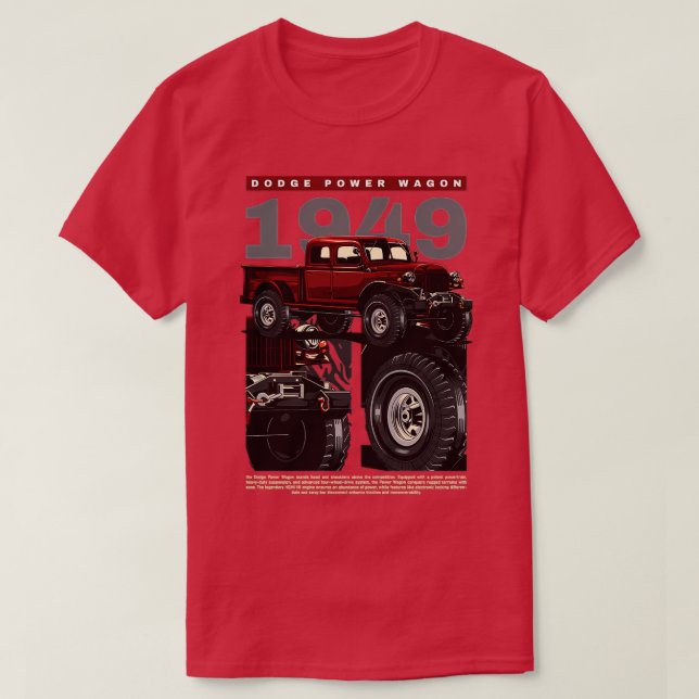 T-shirt Power Wagon (Design devant)