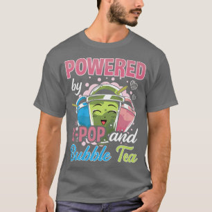 T-shirt Powered By K-Pop and Bubble Tea K-Drama Kpop 1547