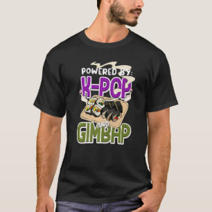 T-shirt Powered By K Pop And Gimbap Kpop Finger Heart