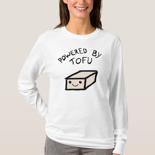 T-shirt Powered by Tofu (Devant)