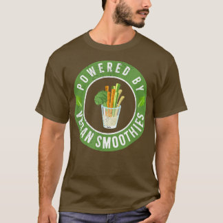 T-shirt Powered By Vegan Smoothies parfait pour végétarien