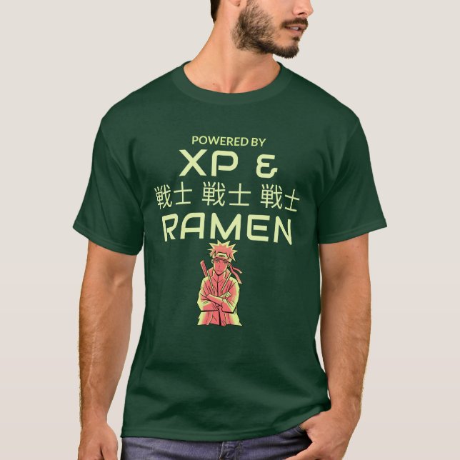 T-shirt Powered By XP & Ramen (Devant)