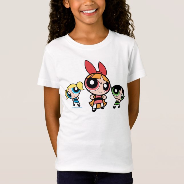 T-Shirt Powerpuff Girls Super Fierce (Devant)