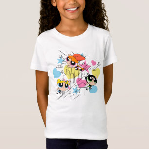 T-Shirt Powerpuff Girls Townsville Pattern