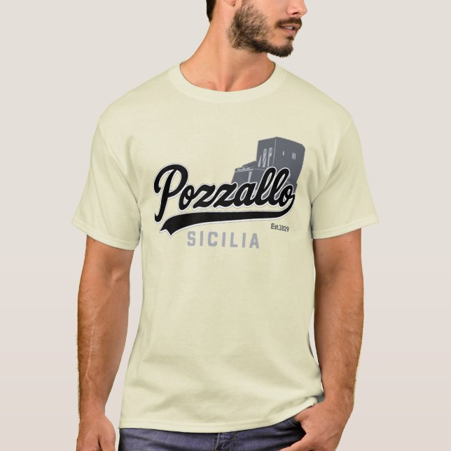 T-Shirt Pozzallo Sicile Sicilien (Devant)