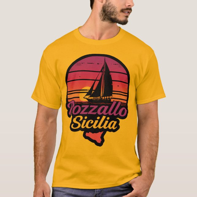 T-shirt Pozzallo Sicilia (Devant)