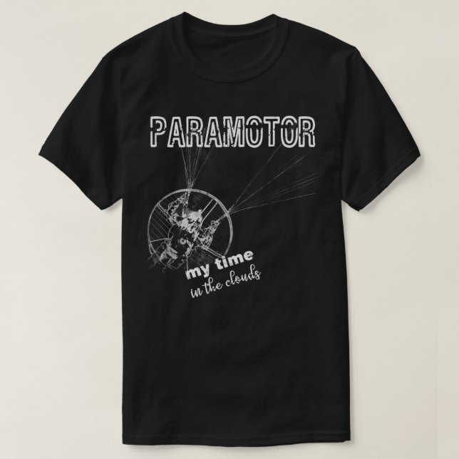 T-shirt PPG Paramotorisation et paraglider paramotor parag (Design devant)