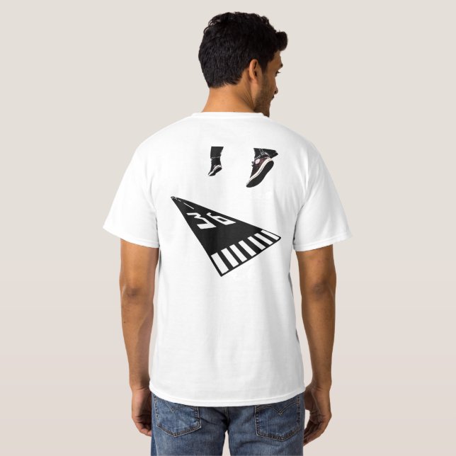 T-shirt PPG Pilote Âgé de 60 ans et plus Fossil volant (Dos entier)