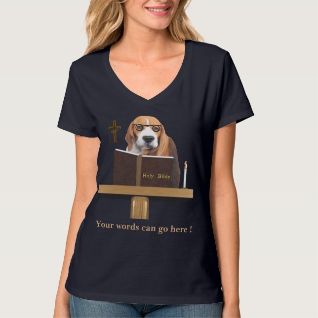 T-shirt Pracher de chien (Devant)