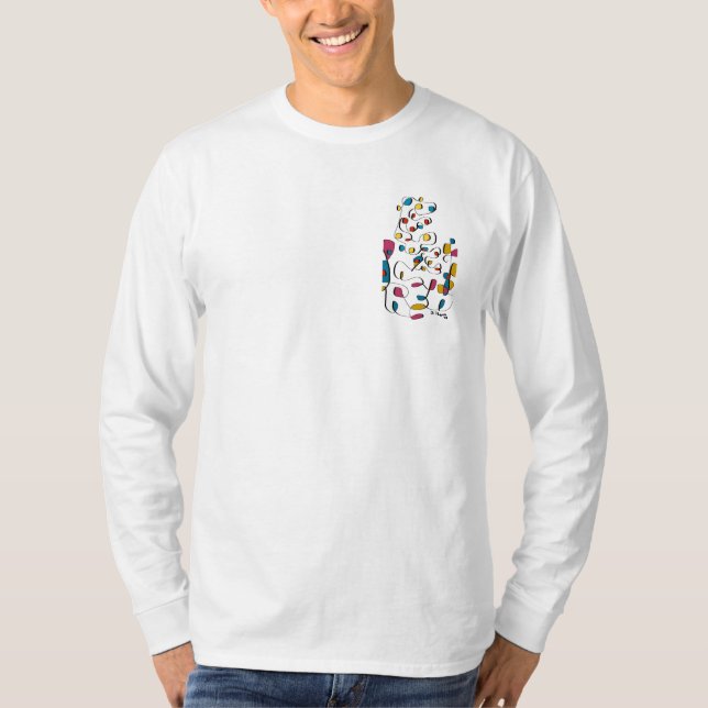 T-shirt PracticeLove Tee Abstrait par David Flynn (Devant)