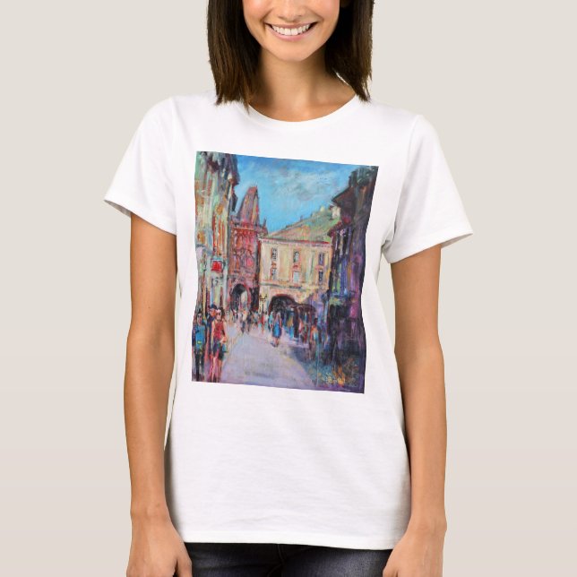 T-shirt Prague latéral ensoleillé (Devant)