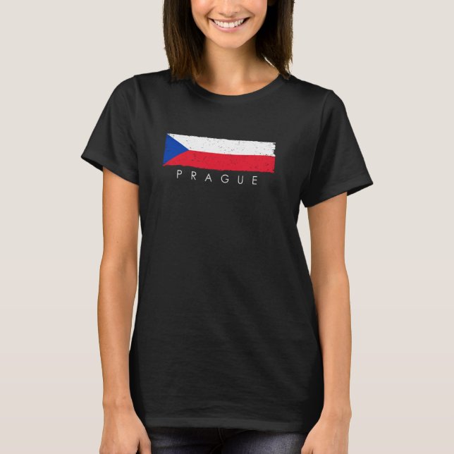 T-shirt Prague République tchèque Vacances République tchè (Devant)