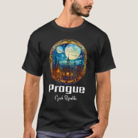 Prague République Tchèque Vitrail Souvenir Pragu
