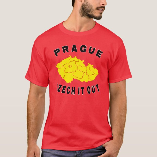 T-shirt Prague - Tchèque il (Devant)