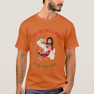 T-shirt Praisehe Lord Passhe Vin ChristmasTime amis