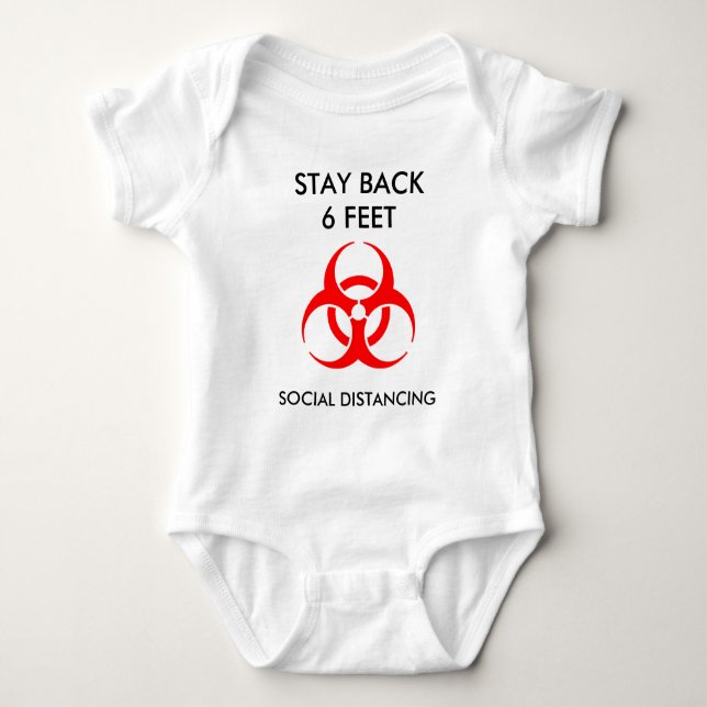 T-shirt Pratique de la distanciation sociale - Combat Coro (Devant)