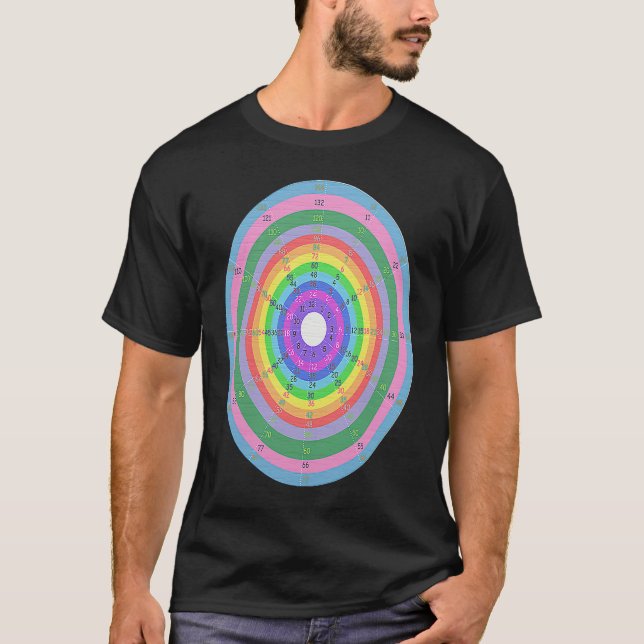 T-shirt Pratique de multiplication (Devant)