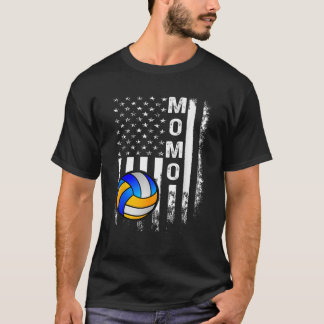 T-shirt Pratique du volley-ball Momo America Drapeau Homme