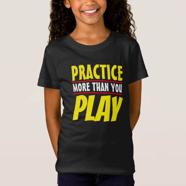 T-Shirt Pratique Plus | Motivation Phrase Rouge Typographi (Devant)