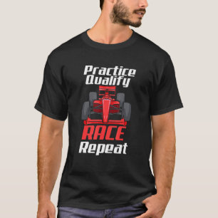 T-shirt Pratique Qualification Course Répétition Voiture C