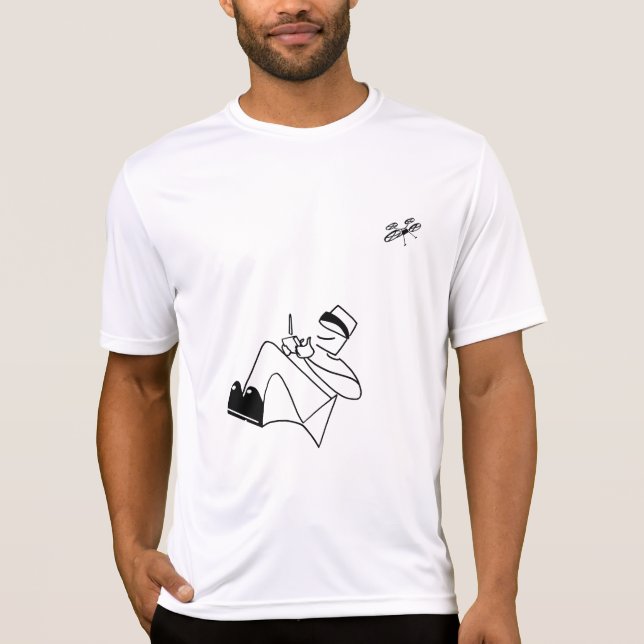 T-shirt Pratiquement Droning (Devant)