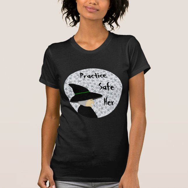 T-shirt Pratiquer la chemise à sorcière hexadécimale en sé (Devant)