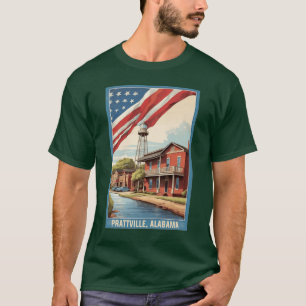 T-shirt Prattville Alabama États-Unis Voyage Tourisme Vint