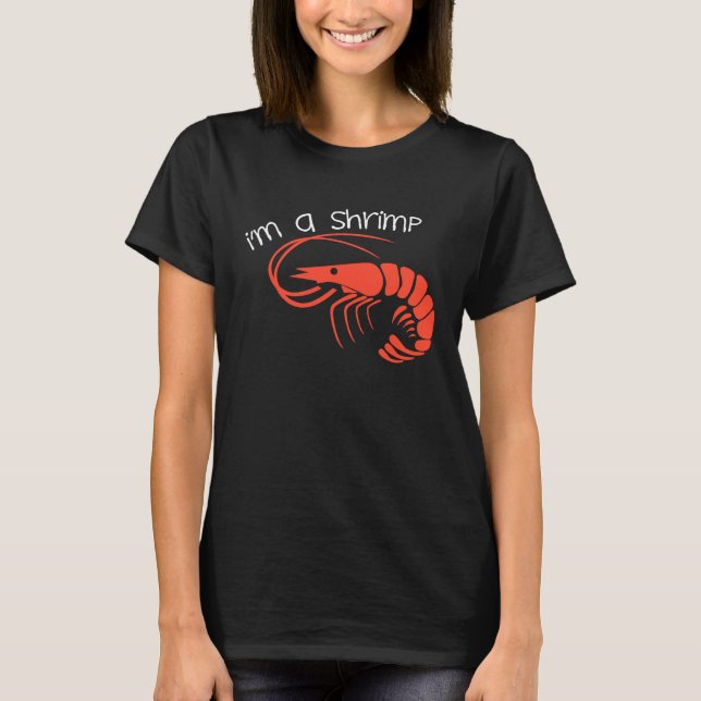 T-shirt prawn food shrimp (Devant)