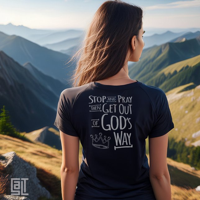 T-shirt Pray and God’s Way Christian Inspirational (Créateur téléchargé)