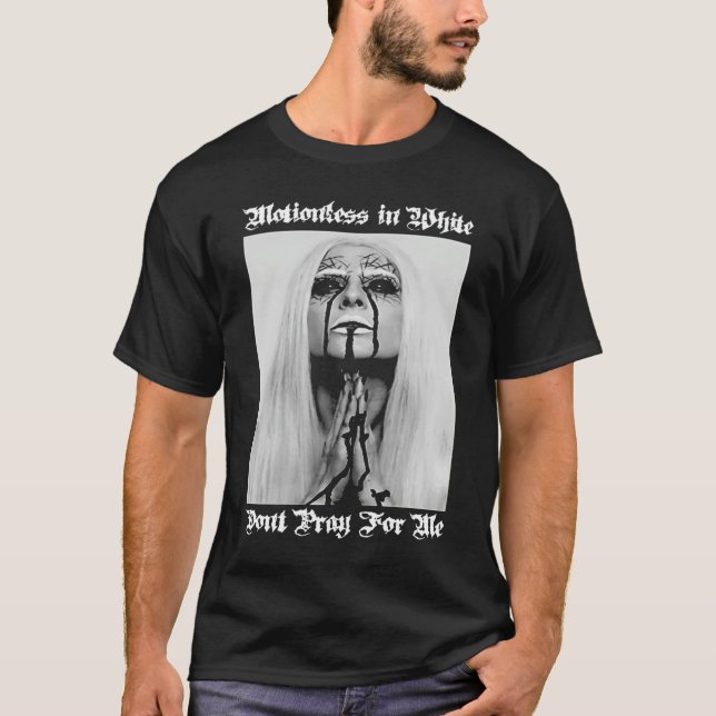 T-shirt PRAY Motionless okkey motionless en blanc Trendi (Devant)