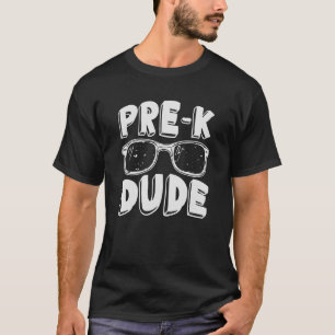 T-shirt Pré K Dude Retour À L'École Premier Jour De L'Écol