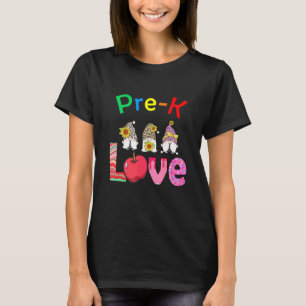 T-shirt Pré K Love Enseignant Outils de classe