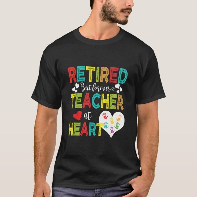 T-shirt Pré-K Maternelle à la retraite Enseignant Retraite (Devant)