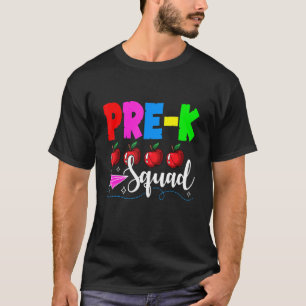 T-shirt Pre K Squad Back To School First Day Of School 1