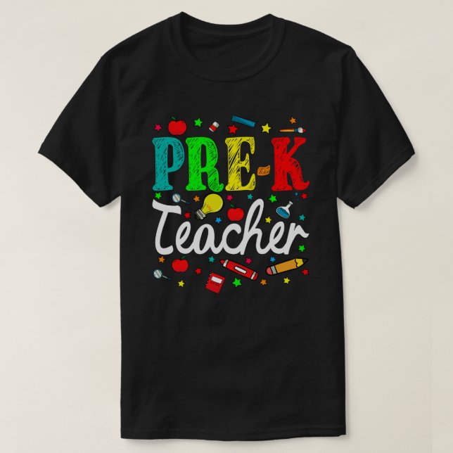 T-shirt Pre-K Teacher Back To School (Design devant)