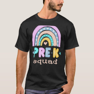 T-shirt Pre K Team Hello Back To School Prek Squad Boys Gi