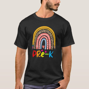 T-shirt Pre-K Where The Adventure Begins Teacher Back To S