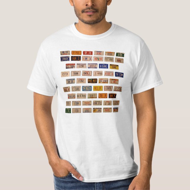 T-shirt Préambule dans des plats VSF01 (Devant)