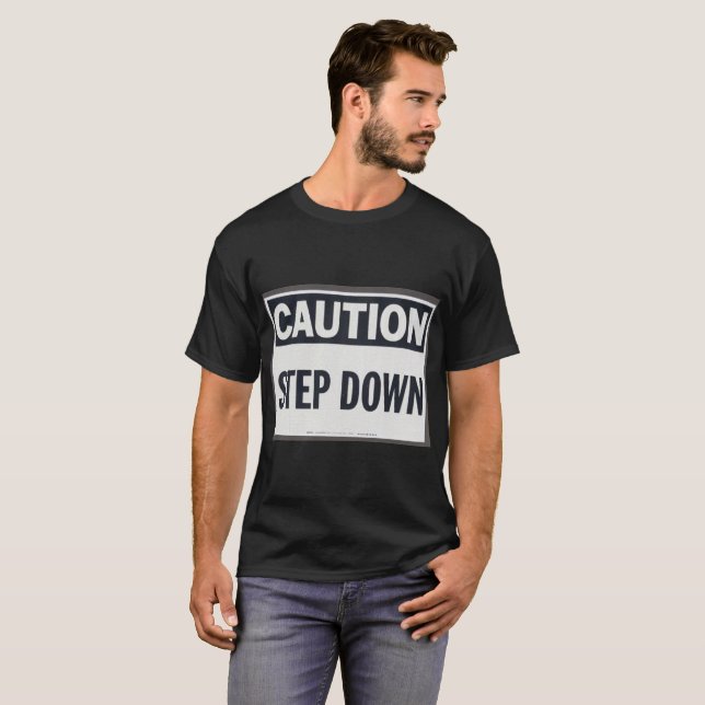 T-shirt Précaution dévoltrice et chemise d'avertissement (Devant entier)