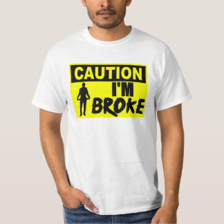 T-shirt Précaution ! Je suis me suis cassé