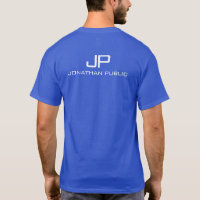 Précédent Imprimer Monogramme Nom Mens Deep Royal 
