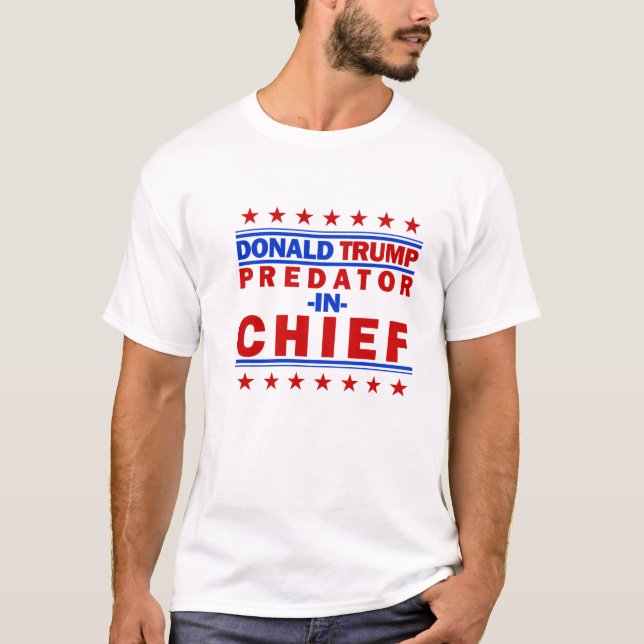 T-shirt Prédateur en atout en chef (Devant)