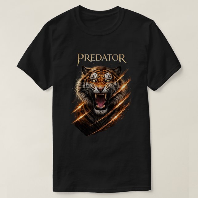 T-shirt Prédateur et beau. (Design devant)