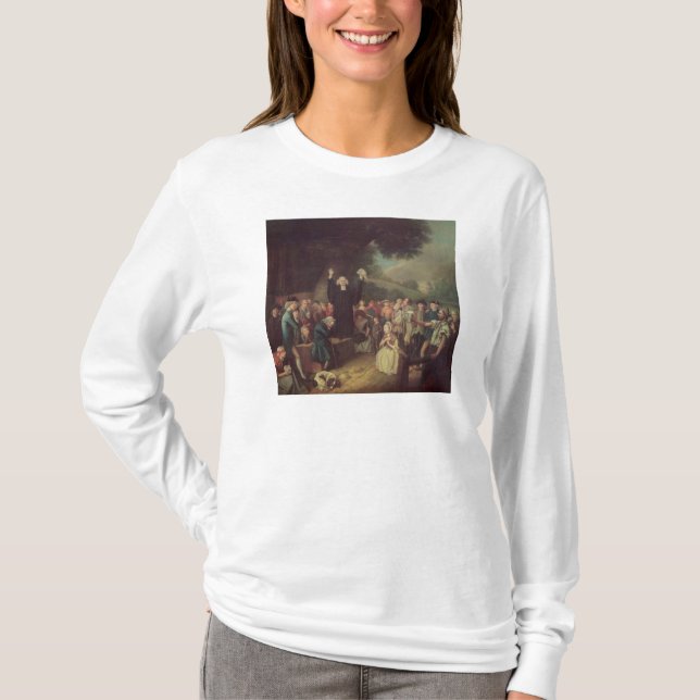 T-shirt Prédication de George Whitefield (Devant)