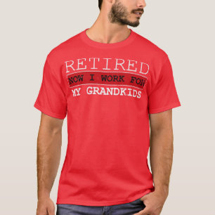 T-shirt Préfatigué maintenant je travaille pour mes petits