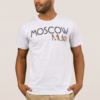 T-shirt préféré de boissons de mule de Moscou