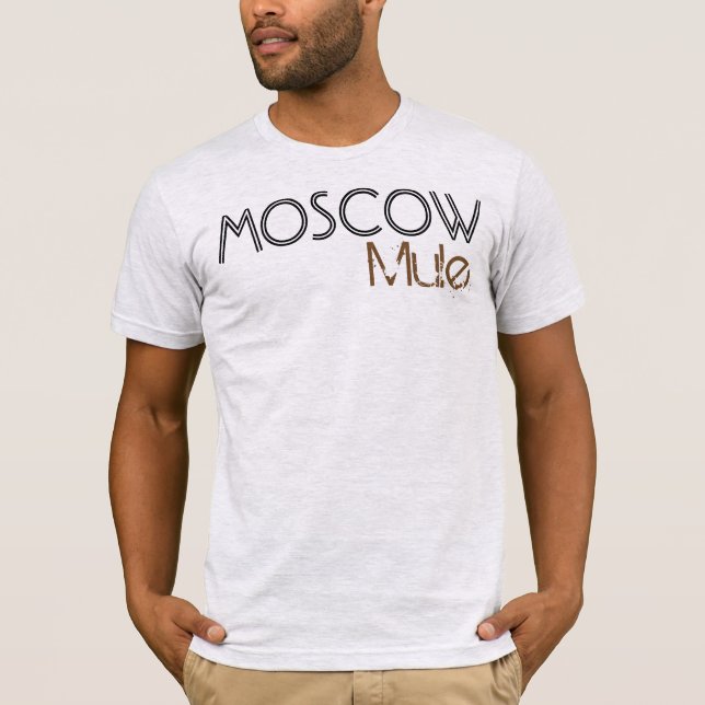 T-shirt préféré de boissons de mule de Moscou (Devant)